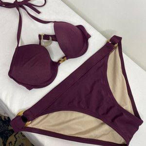 Victoria's Secret Maroon Push Up Bikini